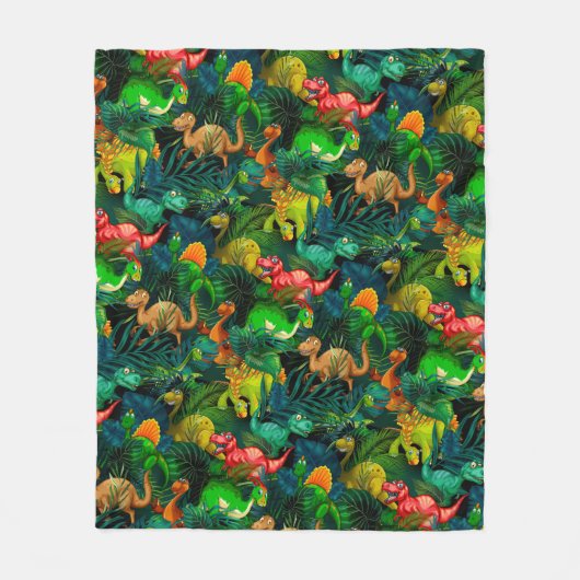 Couverture Polaire Parc Dinosaur (Devant)