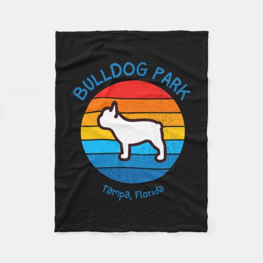 Couverture Polaire Parc Florida Bulldog  (Devant)