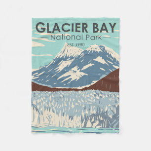 Couverture Polaire Parc national de Glacier Bay Alaska Vintage