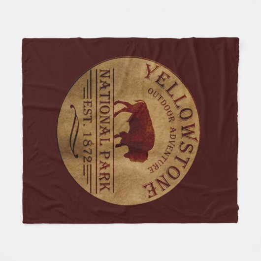 Couverture Polaire Parc national de Yellowstone (Devant (Horizontal))