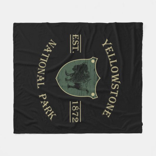 Couverture Polaire Parc national de Yellowstone (Devant (Horizontal))