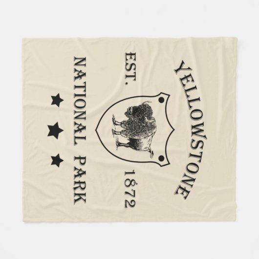 Couverture Polaire Parc national de Yellowstone (Devant (Horizontal))