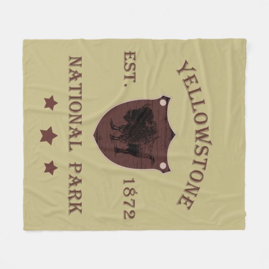 Couverture Polaire Parc national de Yellowstone (Devant (Horizontal))