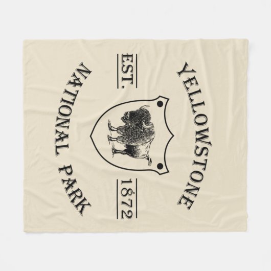 Couverture Polaire Parc national de Yellowstone (Devant (Horizontal))