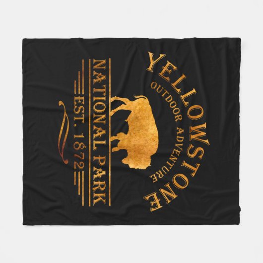 Couverture Polaire Parc national de Yellowstone (Devant (Horizontal))