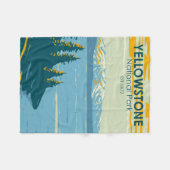 Couverture Polaire Parc national de Yellowstone Lac Yellowstone Vinta (Devant (Horizontal))