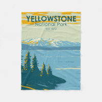 Parc national de Yellowstone Lac Yellowstone Vinta