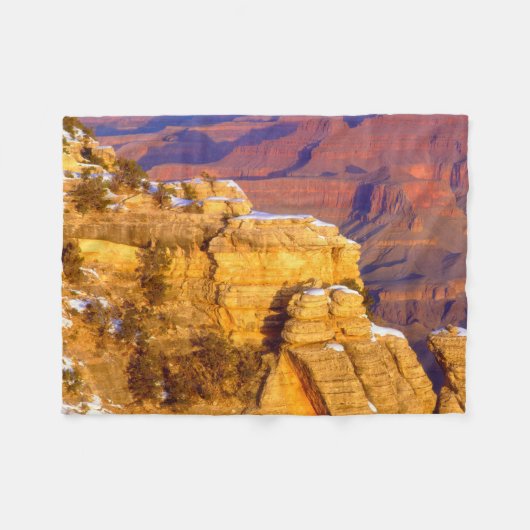 Couverture Polaire Parc national du Grand Canyon en hiver (Devant (Horizontal))