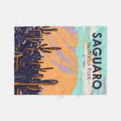 Couverture Polaire Parc national du Saguaro Arizona Wasson Peak Vinta (Devant (Horizontal))