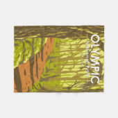 Couverture Polaire Parc national olympique Hoh Rainforest Washington (Devant (Horizontal))