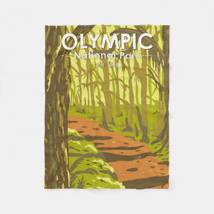 Couverture Polaire Parc national olympique Hoh Rainforest Washington