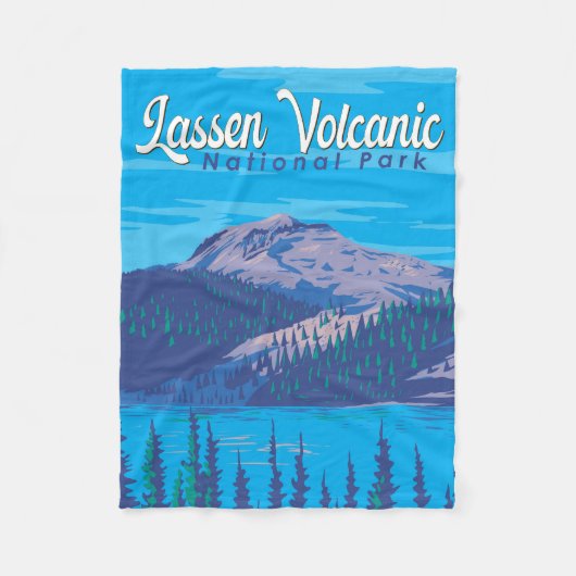 Couverture Polaire Parc national volcanique de Lassen Illustration Vo (Devant)