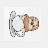 Couverture Polaire Parcelle avec la coupe du café (Devant (Horizontal))