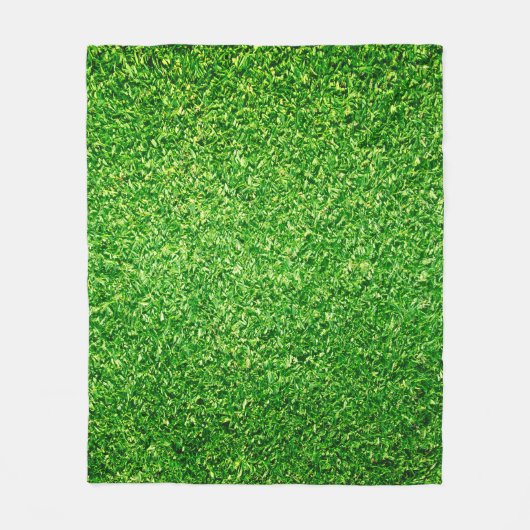 Couverture Polaire Parcours de golf arrière - plan d'herbe verte (Devant)