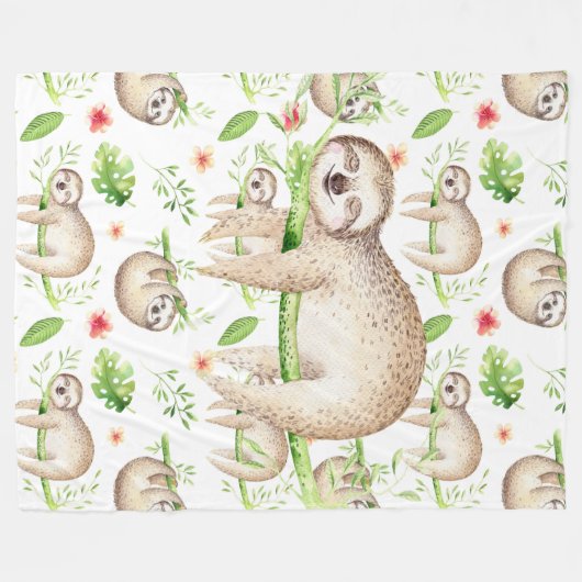 Couverture Polaire Parcours de temps de sommeil (Devant (Horizontal))