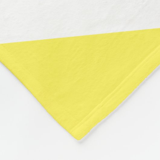 Couverture Polaire Parcours Intersexe Progrès Fierté Drapeau Blanche (Coin)