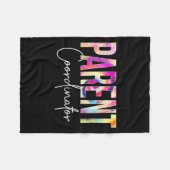 Couverture Polaire Parent Coordinator Tie Dye Back To School Apprecia (Devant (Horizontal))