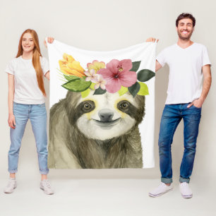 Couverture Polaire Paresse douce tropicale du halo