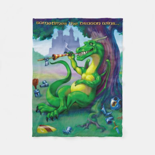 Couverture Polaire Parfois le Dragon gagne (Devant)