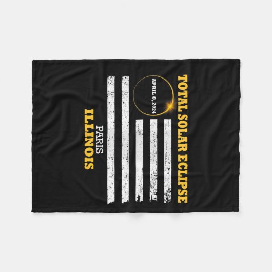 Couverture Polaire Paris 2024 Solar Eclipse 2024 040824 Eclipse (Devant (Horizontal))