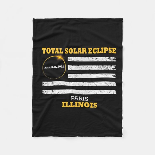 Couverture Polaire Paris 2024 Solar Eclipse 2024 040824 Eclipse (Devant)