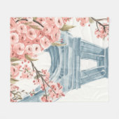 Couverture Polaire Paris Cerise Blossoms (Devant (Horizontal))