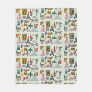 Couverture Polaire Paris romantique