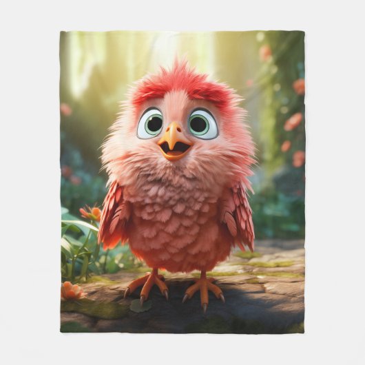 Couverture Polaire Parker - Le Cardinal Rouge Chick (Devant)