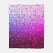Couverture Polaire Parkings Violet Mosaic Fleece Blanket (Devant)