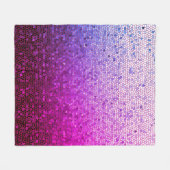 Couverture Polaire Parkings Violet Mosaic Fleece Blanket (Devant (Horizontal))