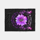 Couverture Polaire Parkinsons Disease Awareness Flower We Dont Know (Devant (Horizontal))