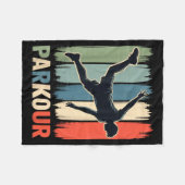 Couverture Polaire Parkour, Urban Gymnast, Traceur, Runner  (Devant (Horizontal))