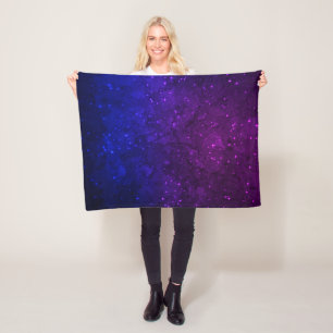 Couverture Polaire Parmi des étoiles dans la galaxie bleue et pourpre