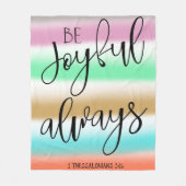 Couverture Polaire Parole de la Bible blanc (Devant)