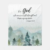 Couverture Polaire Parole de la Bible blanc (Devant)