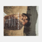 Couverture Polaire Paroles de la chanson Fleece Blanket (Devant (Horizontal))