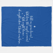 Couverture Polaire Paroles de Noël (Devant (Horizontal))