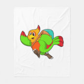 Couverture Polaire Parrot as Hiker (Devant)