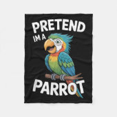 Couverture Polaire Parrot Costume (Devant)