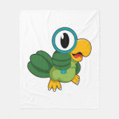 Couverture Polaire Parrot with Magnifying glass (Devant)