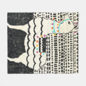 Couverture Polaire Parti Llama (Devant (Horizontal))