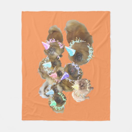 Couverture Polaire Parti Pekingese (Devant)