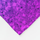 Couverture Polaire Parties scintillant arc-en-ciel chic rayures Nom d (Coin)