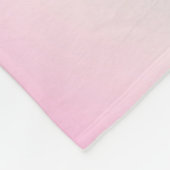 Couverture Polaire Parties scintillant arc-en-ciel personnalisée (Coin)