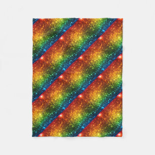 Couverture Polaire Parties scintillant Astral Arc-En-Ciel Seul L'Amou