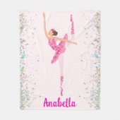 Couverture Polaire Parties scintillant Ballerina Confetti Conception (Devant)