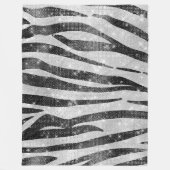 Couverture Polaire Parties scintillant brillante noire blanche brilla (Devant)