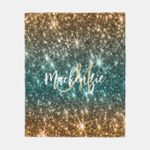 Couverture Polaire Parties scintillant colorée (Devant)