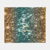 Couverture Polaire Parties scintillant colorée (Devant (Horizontal))