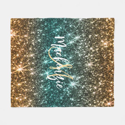 Couverture Polaire Parties scintillant colorée (Devant (Horizontal))